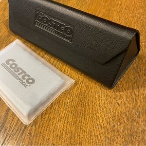 Costco Triangle Collapsable Foldable Glasses Sunglasses Case
